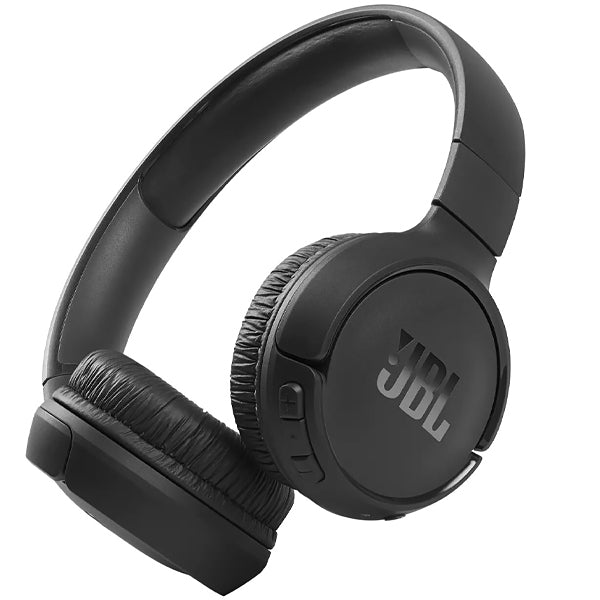 Wireless JBL TUNE 510BT headphone, pink, featuring Bluetooth 5.0 connectivity and JBL Pure Bass sound.