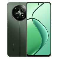 realme 12 5G NFC Smartphone in Woodland Green with 6.67-inch display and triple camera setup.