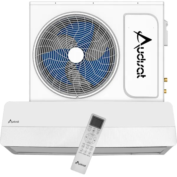 Ar Condicionado Audisat AC-18BR-INV Inverter 18.000 BTUs branco com controle remoto.