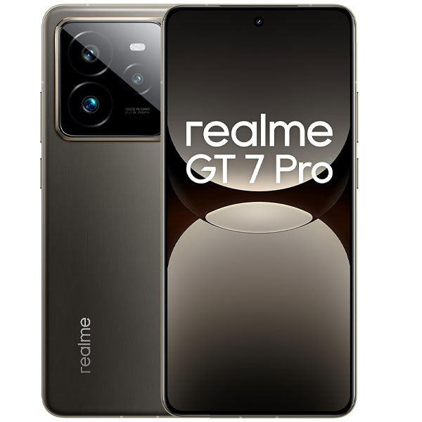 Smartphone realme GT 7 Pro, Galaxy Grey, 6.78-inch display, triple camera setup, 512GB storage, 12GB RAM.