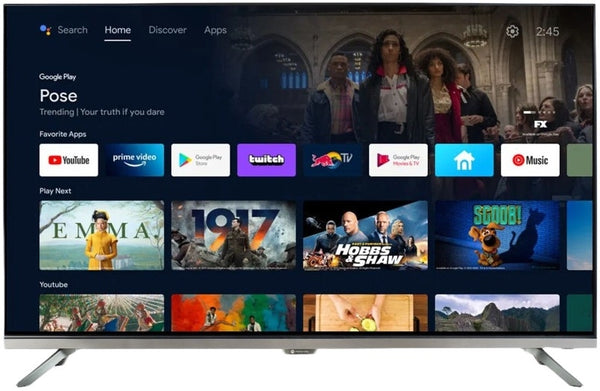 Smart TV Motorola 43" MOT43FLE11 LED Full HD Chromecast Android 11