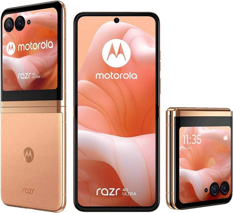 Smartphone Motorola Razr 40 Ultra 5G 6.9" 12GB/512GB Peach Fuzz (Nano SIM-eSIM)