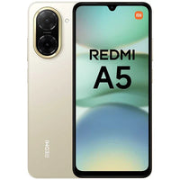 Smartphone Xiaomi Redmi A5 Dual SIM with 128GB storage and 4GB RAM.