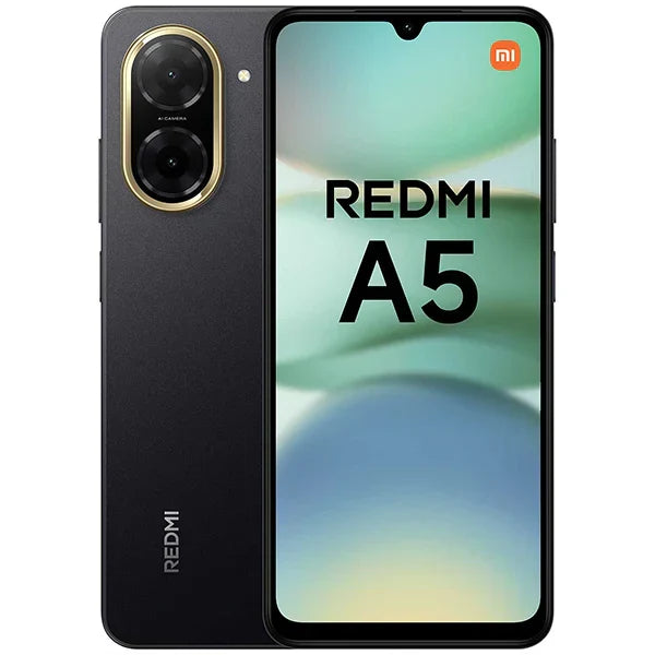 Smartphone Xiaomi Redmi A5, 128GB storage, 4GB RAM, 6.88-inch display.