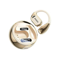 Fone Bluetooth Miniso MS169 with open-ear design and charging case.