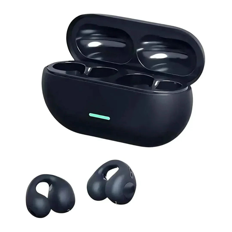 Bluetooth earphones with charging case, featuring active noise cancellation, Innova Fácil NoiseCancel Pro.