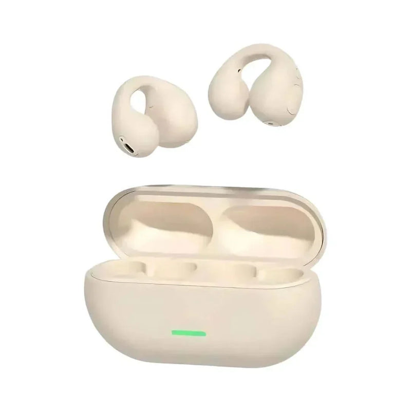 Fones Bluetooth NoiseCancel Pro with Active Noise Cancellation in charging case.