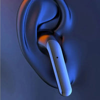 Fones de Ouvido AirSync 7 Bluetooth 5.3 com design ergonômico em orelha, som imersivo.