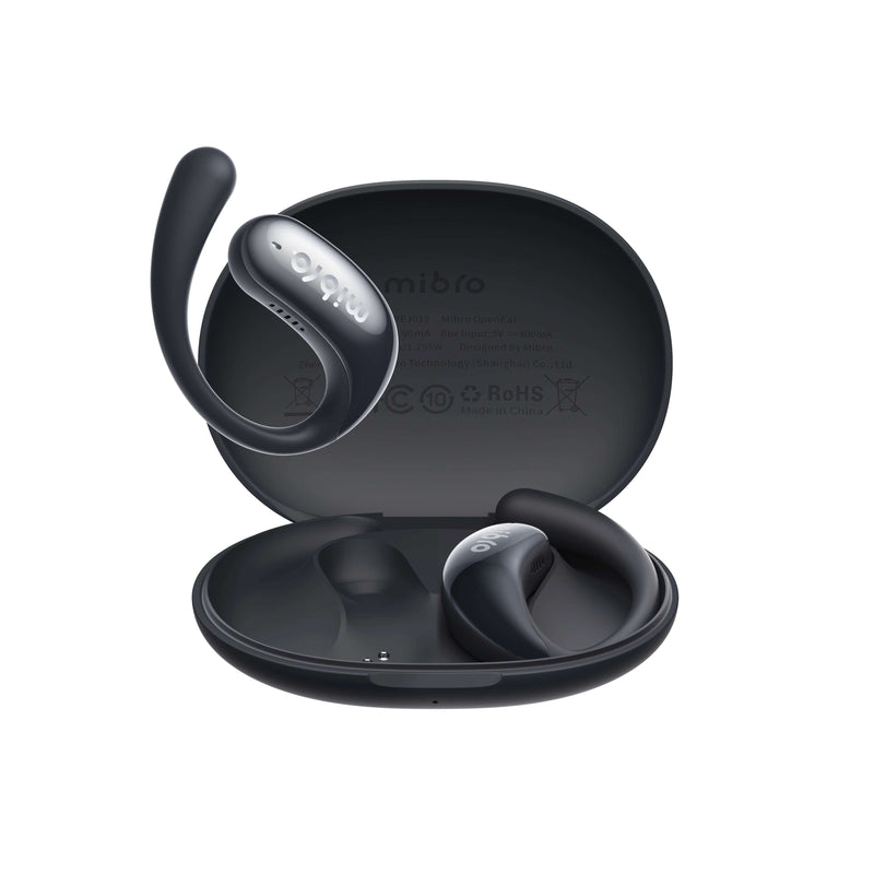 Mibro OpenEar multi-purpose gadget with earbud design in open charging case.