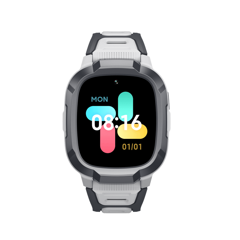 Mibro Kids P6 smartwatch with video calls, 12-day standby, waterproof, and sports modes.